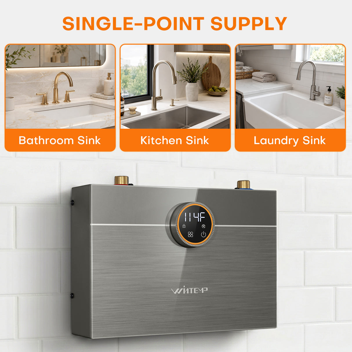 WM09 Plus Smart Point-of-Use Tankless Electric Water Heater