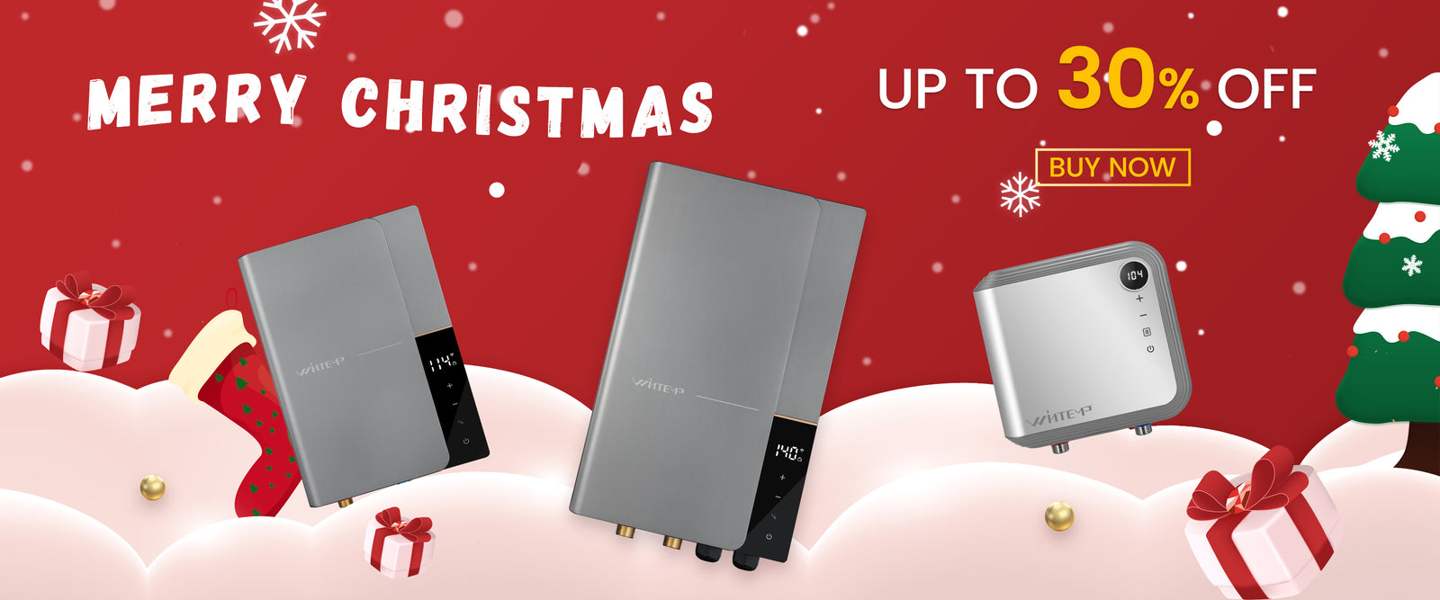 Unwrapping Comfort: The Gift of Endless Warmth this Christmas with WINTEMP's Tankless Electric Water Heaters