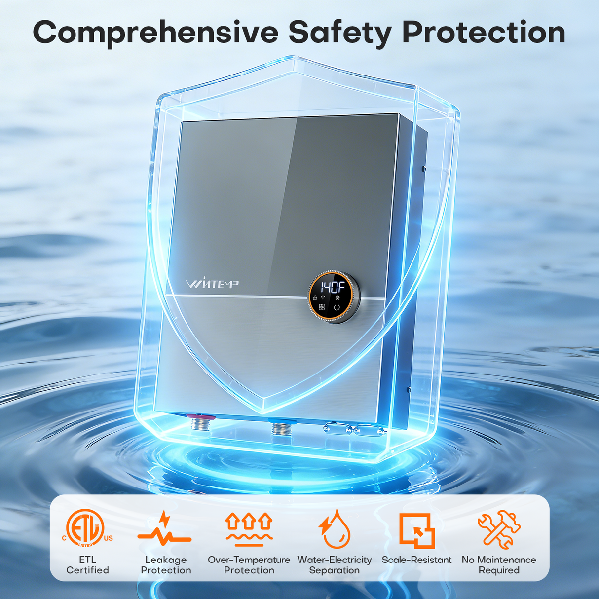 WM18 Plus Smart Tankless Electric Water Heater